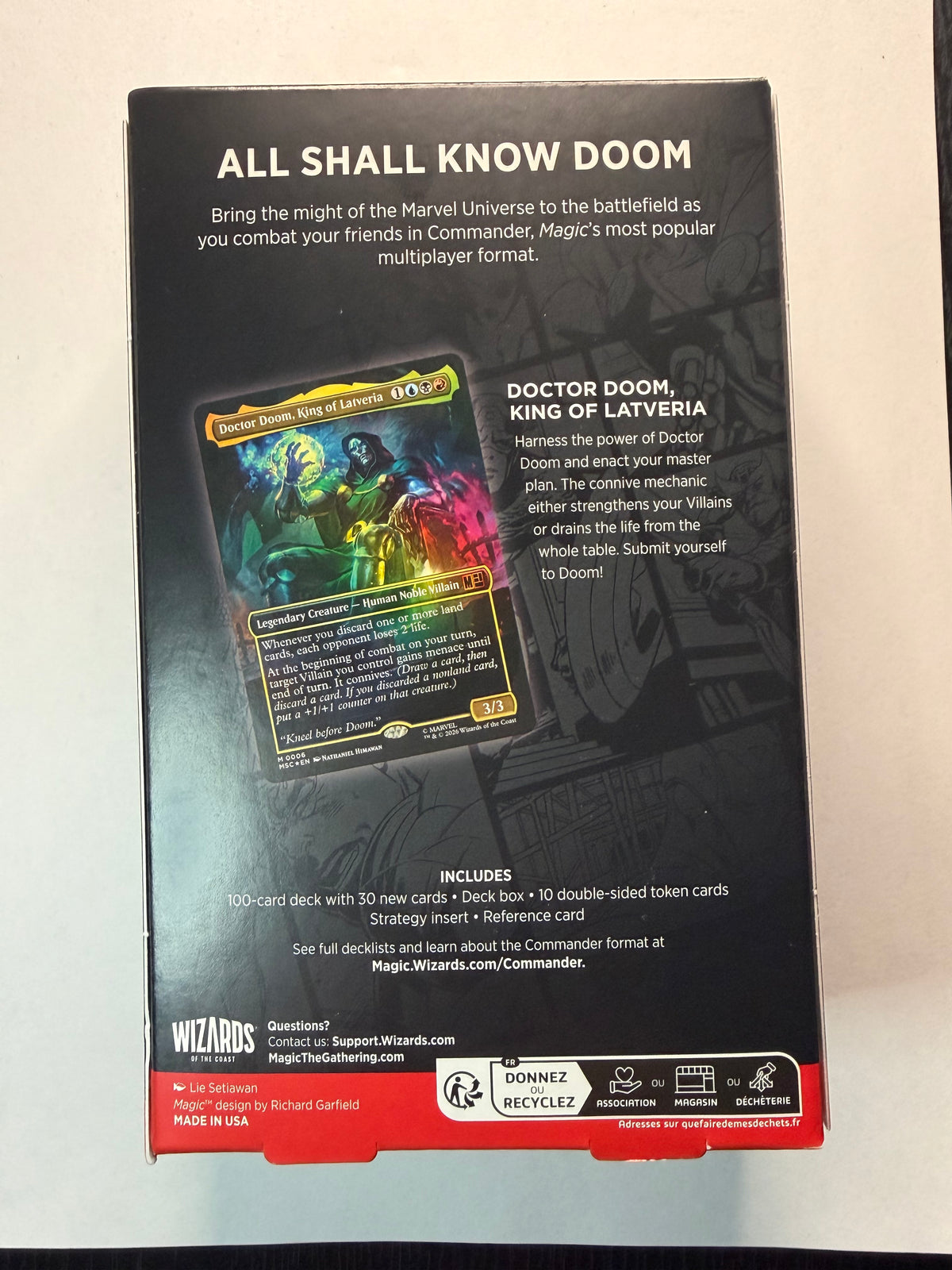 Magic: The Gathering - Marvel Super Heroes Commander - Doom Prevails (Sealed)