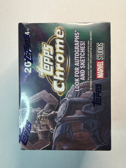 2025 Topps Chrome Marvel Studios Edition Blaster Box - 7 Packs (Sealed)